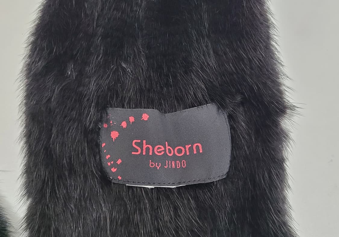 JINDO Sheborn 진도 쉬본 블랙 밍크 머플러 / 총장 180
 상품이미지4