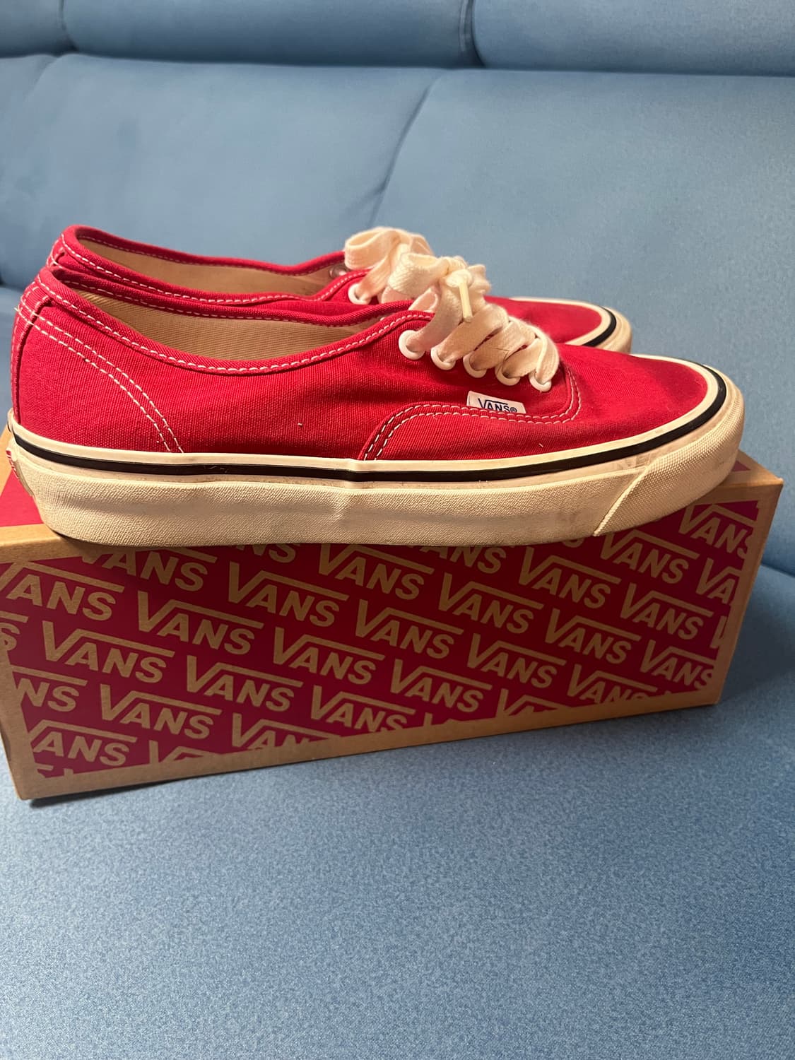 반스 어센틱 44 DX 애너하임 팩토리 레이싱 레드 상품이미지3