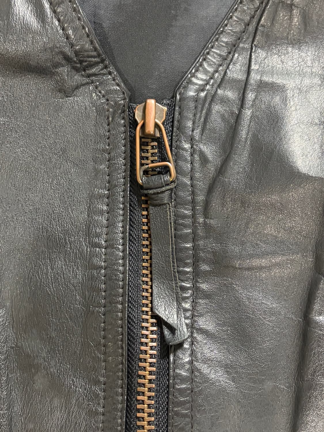 CHASECULT 웨스턴 리얼레더 바이커 베스트 상품이미지9