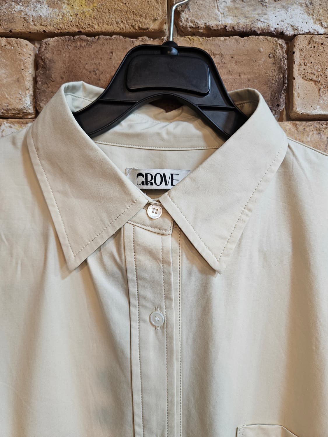 그로브 베이지 셔츠 상품이미지3