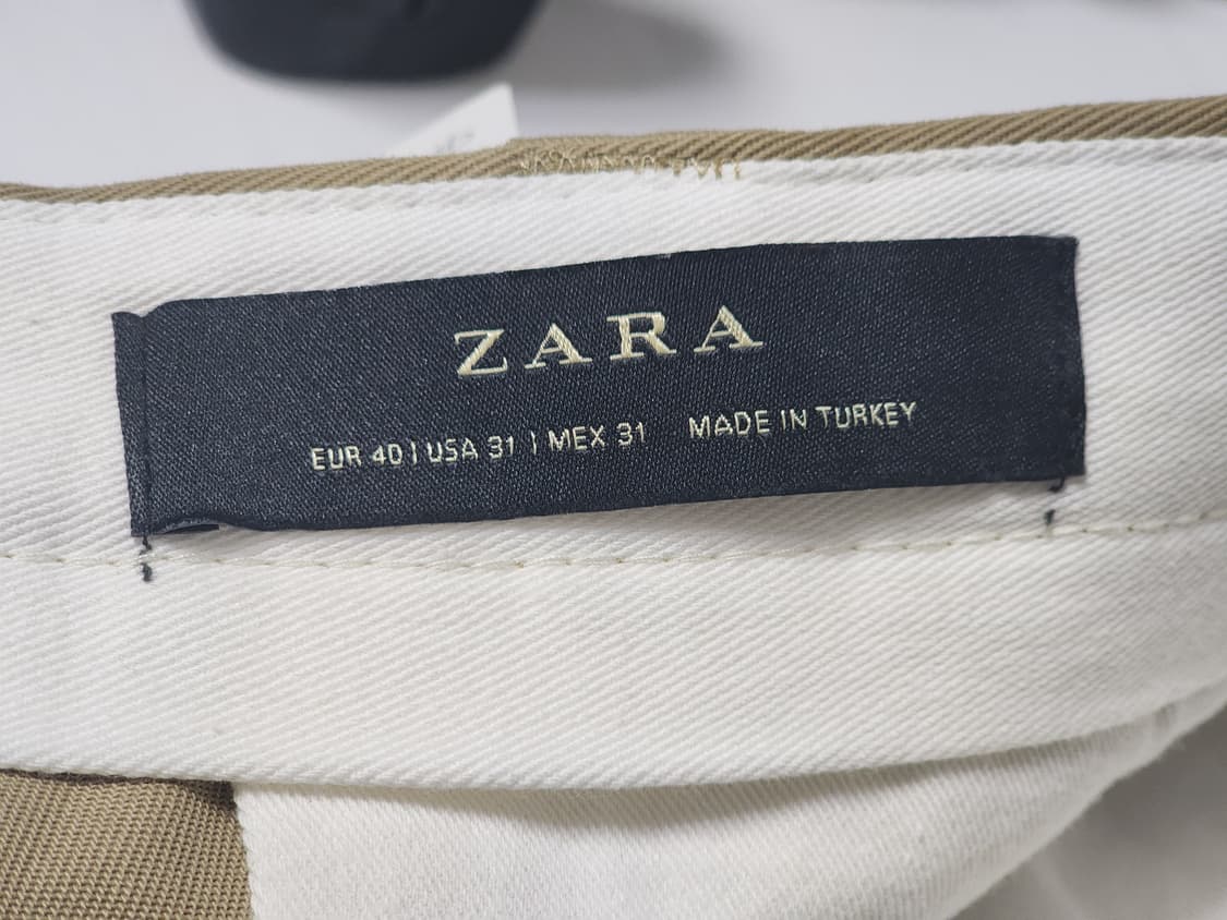ZARA 맨 카키 면바지 40 새상품 (새상품) 상품이미지9