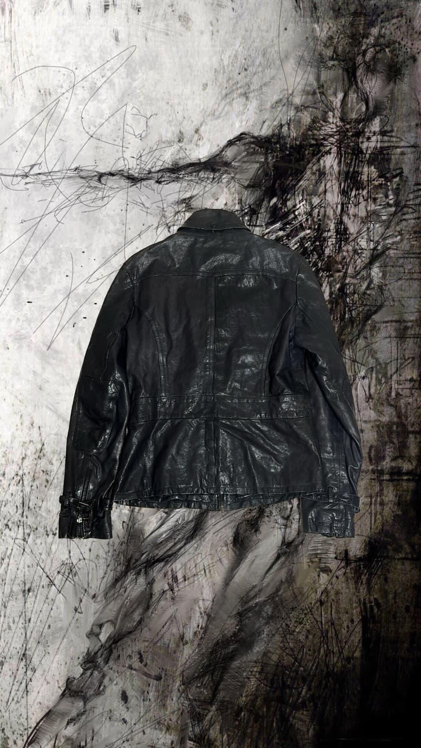 Pocket gimmick lambskin jacket 상품이미지2