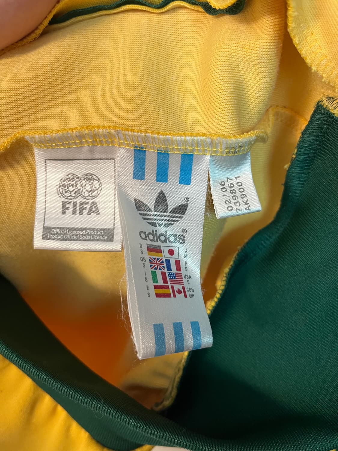 아디다스 월드컵 한정판 브라질 파이어버드 져지 [S] 상품이미지6