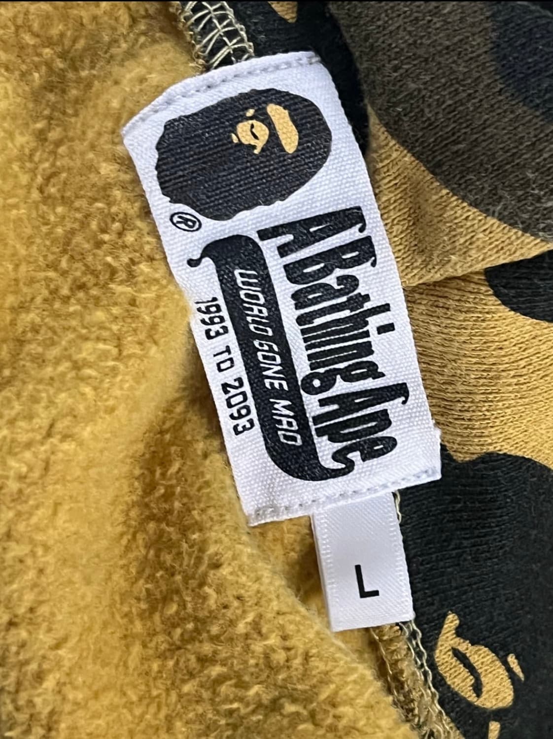 베이프 황계 후드집업 상품이미지3