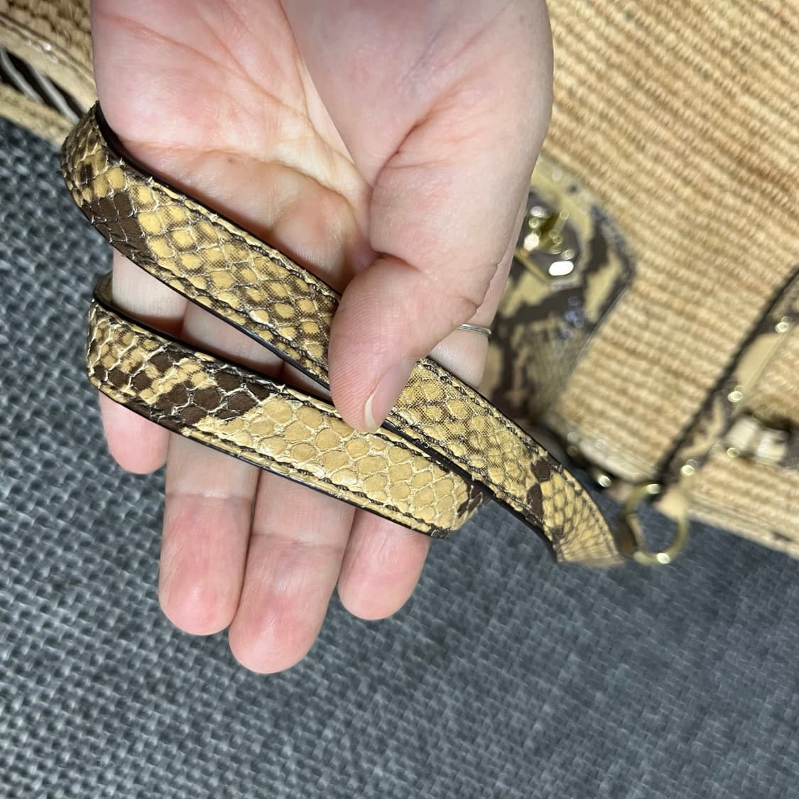 코치 COACH 내추럴 스트로우 토트백 숄더백 상품이미지7