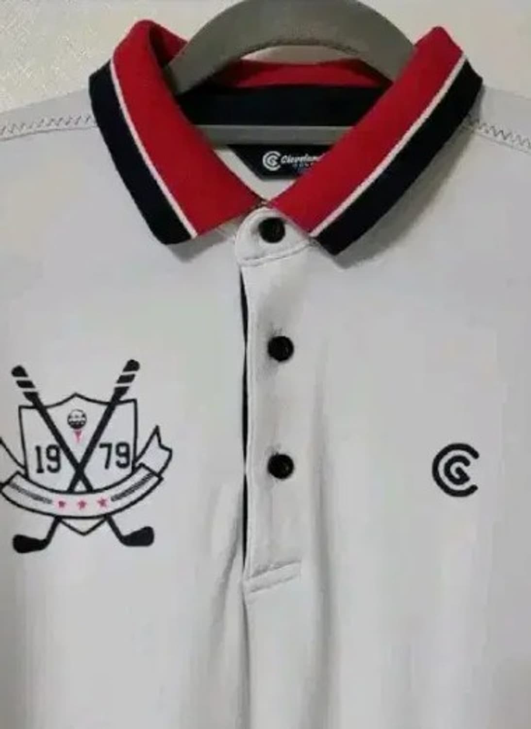 클리브랜드골프 화이트PK티셔츠 상품이미지1