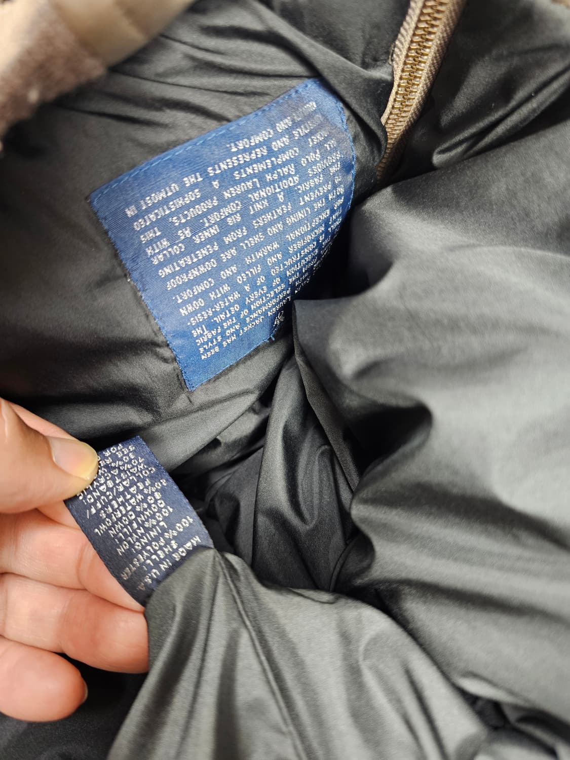 폴로푸퍼숏패딩 상품이미지3