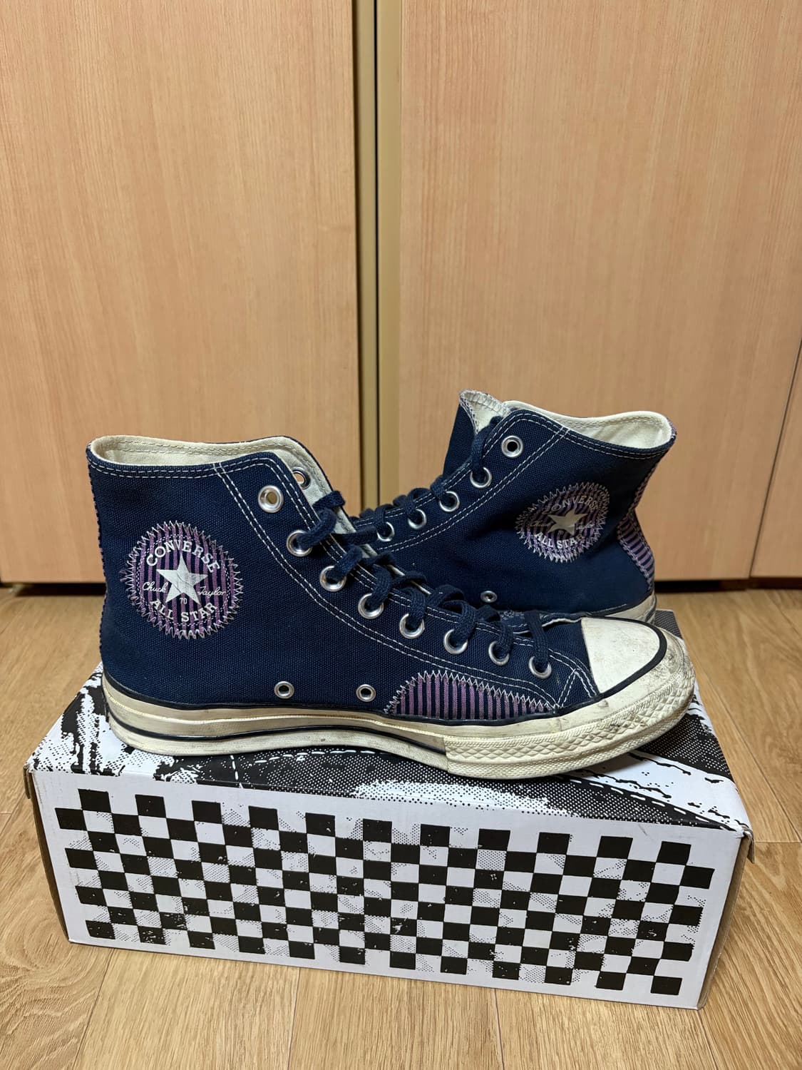 (270) 빈티지 컨버스 네이비 상품이미지4