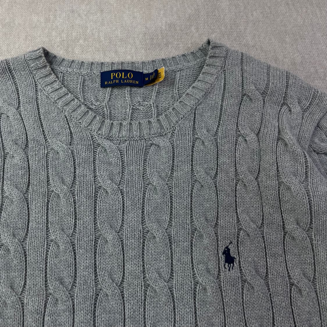 100 폴로랄프로렌 신형라벨 꽈배기 니트 상품이미지2