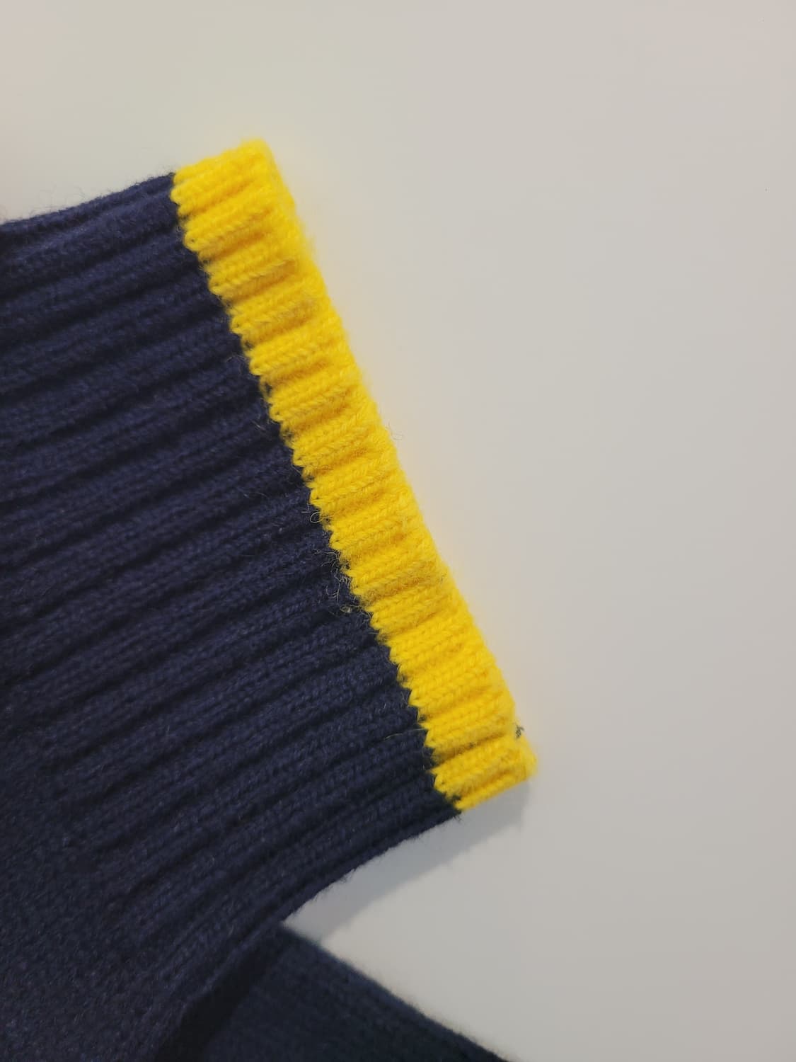 널디 NERDY 컬러 블록 니트 스웨터 오버핏 M사이즈 상품이미지5