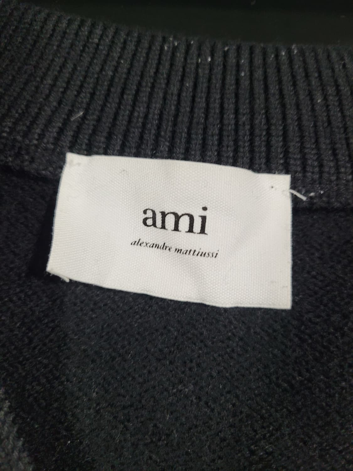 아미 인타르시아 블랙 가디건 상품이미지6