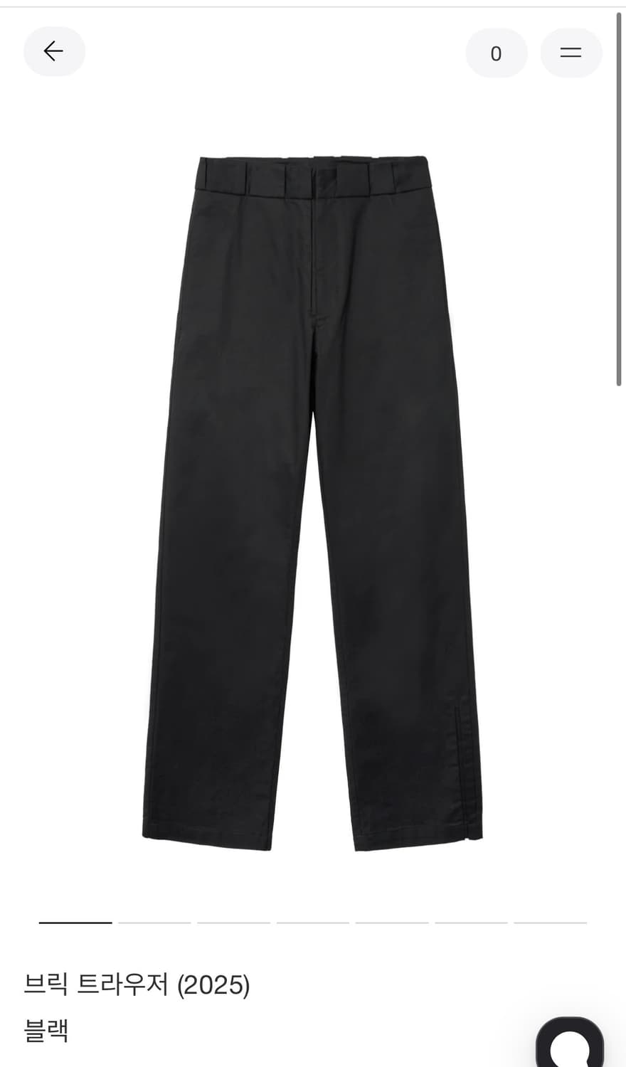 [M]post archive faction 브릭팬츠 블랙 상품이미지3