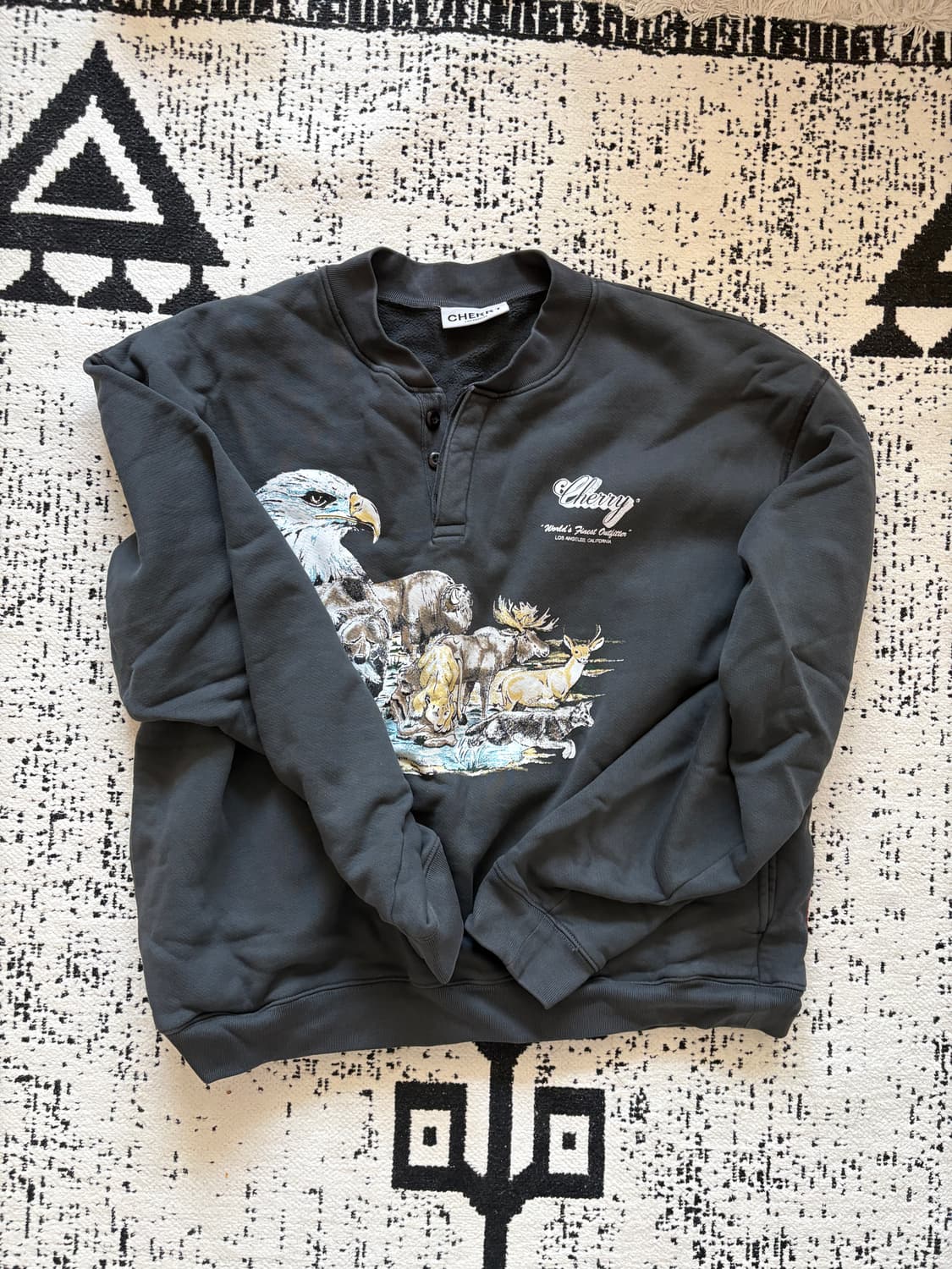 Cherry la 헨리넥 스웻 L 상품이미지1