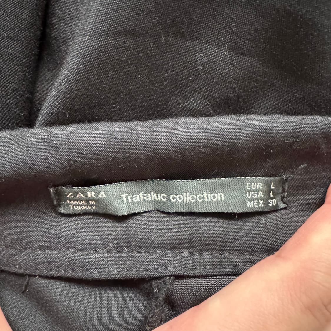 ZARA 일본빈티지 버뮤다 팬츠 자라 빈티지반바지 치마바지 L 30 상품이미지6