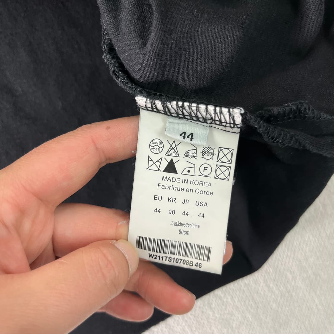 100 우영미 백로고 반팔 티셔츠 상품이미지5