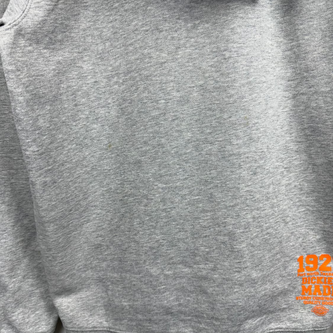 (M) 디키즈 로고 프린팅 후드 티 그레이/오렌지 상품이미지9