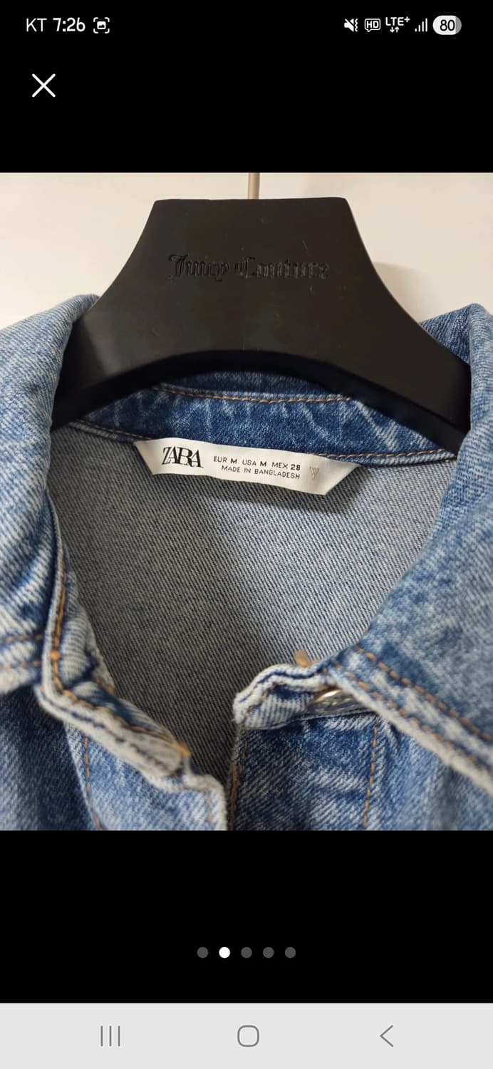 자라 데님 원피스  상품이미지2