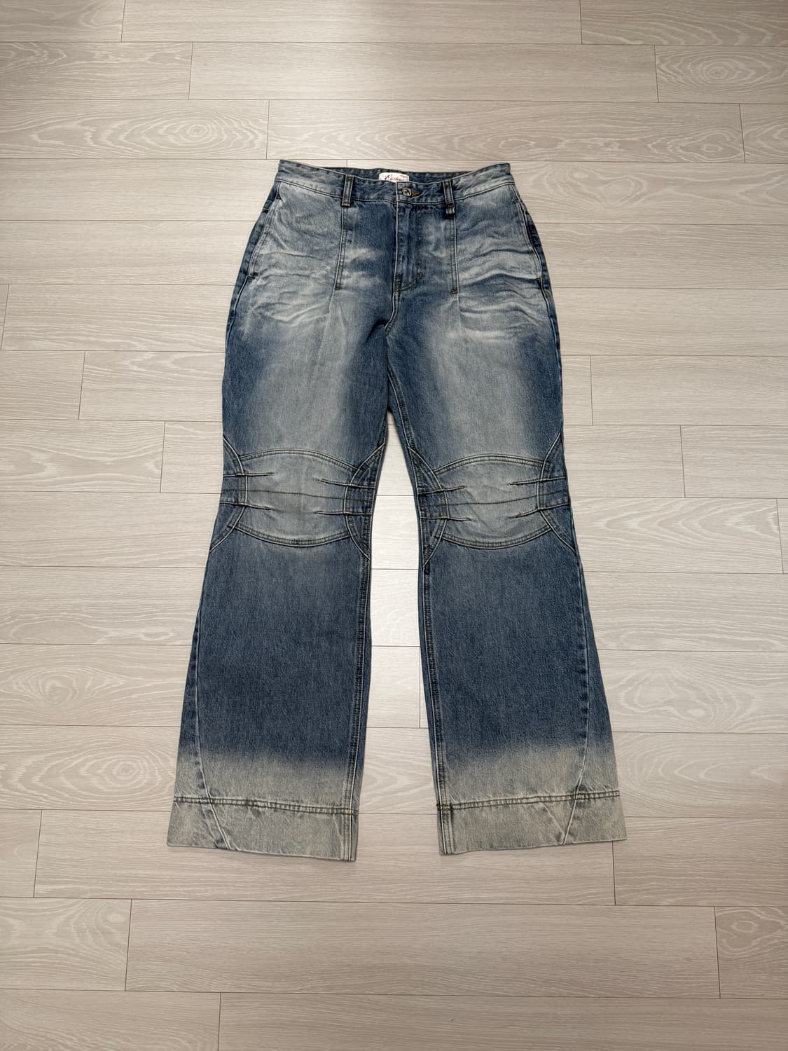 Etce WASHED BIKER DENIM PANTS 데님 상품이미지3