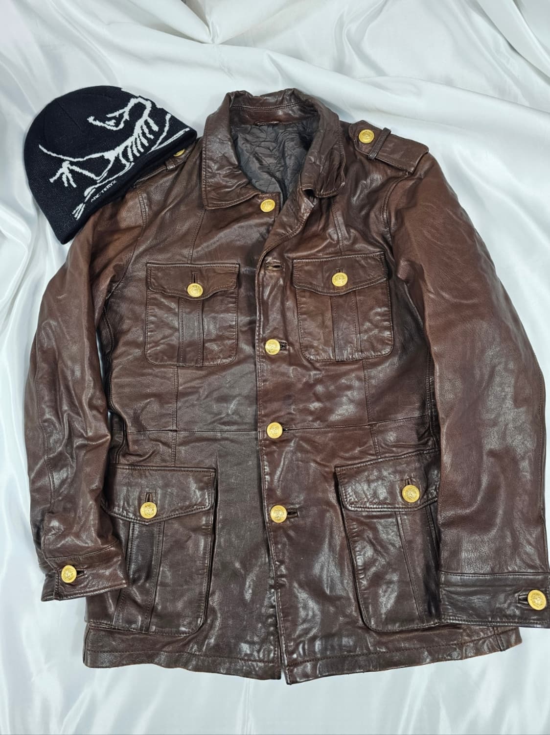 베르사체가죽자켓 상품이미지1