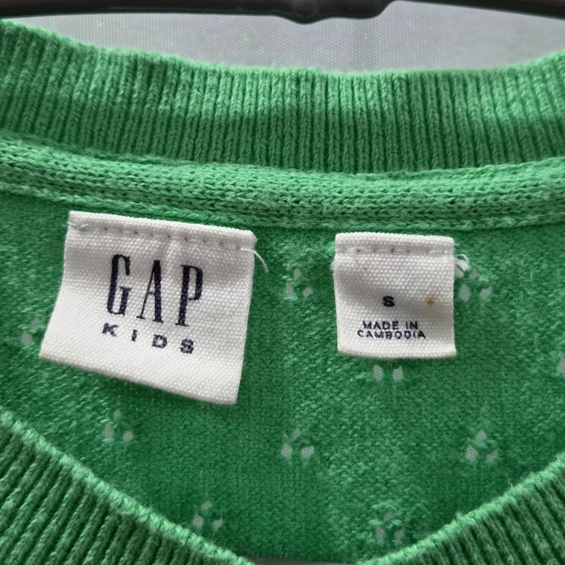 갭 키즈 펀칭 가디건 S/6/7 상품이미지2