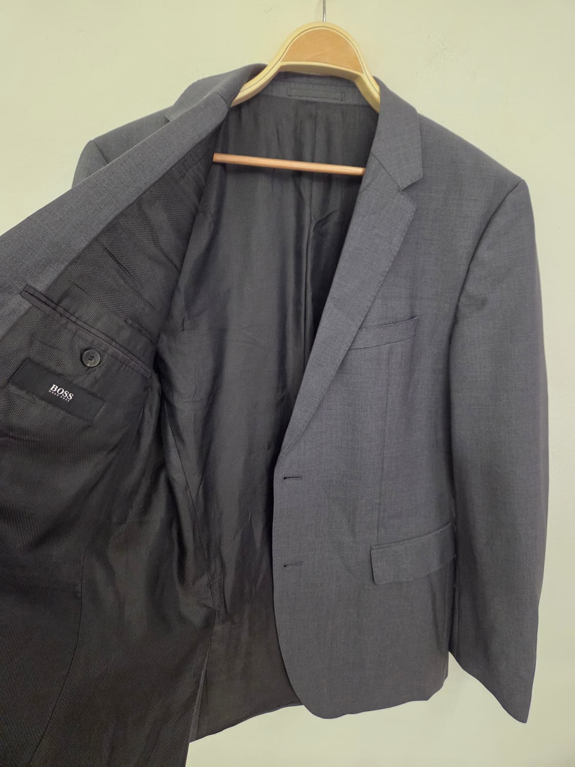 휴고보스 남성 정장 세트 그레이 52 상품이미지3