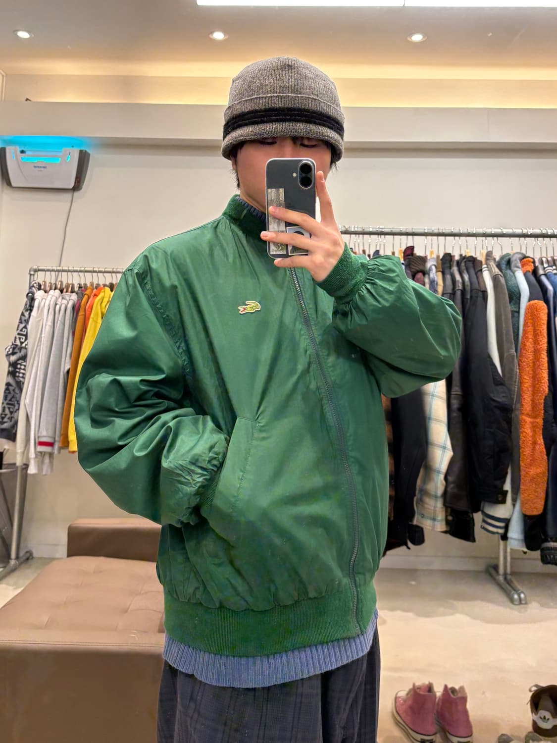 90s 라코스테 리버시블 항공자켓 상품이미지6