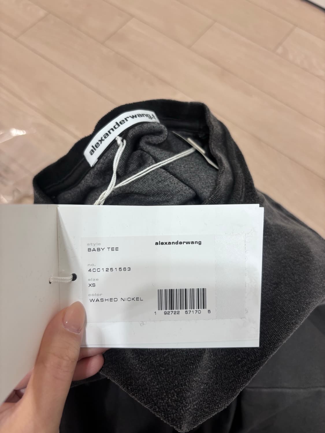 알렉산더 왕 Alexander Wang Baby Tee 크롭티 상품이미지3