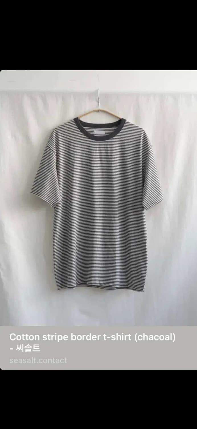 무료배송) 씨솔트 스트라이프 티셔츠 2 size 상품이미지4