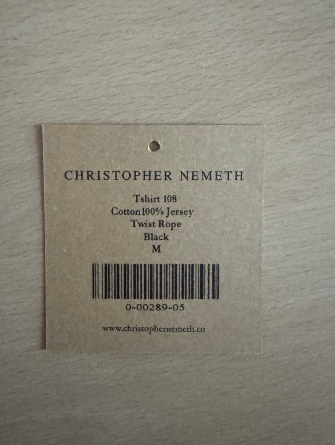 Christopher Nemeth long sleeve 108 twist 상품이미지6