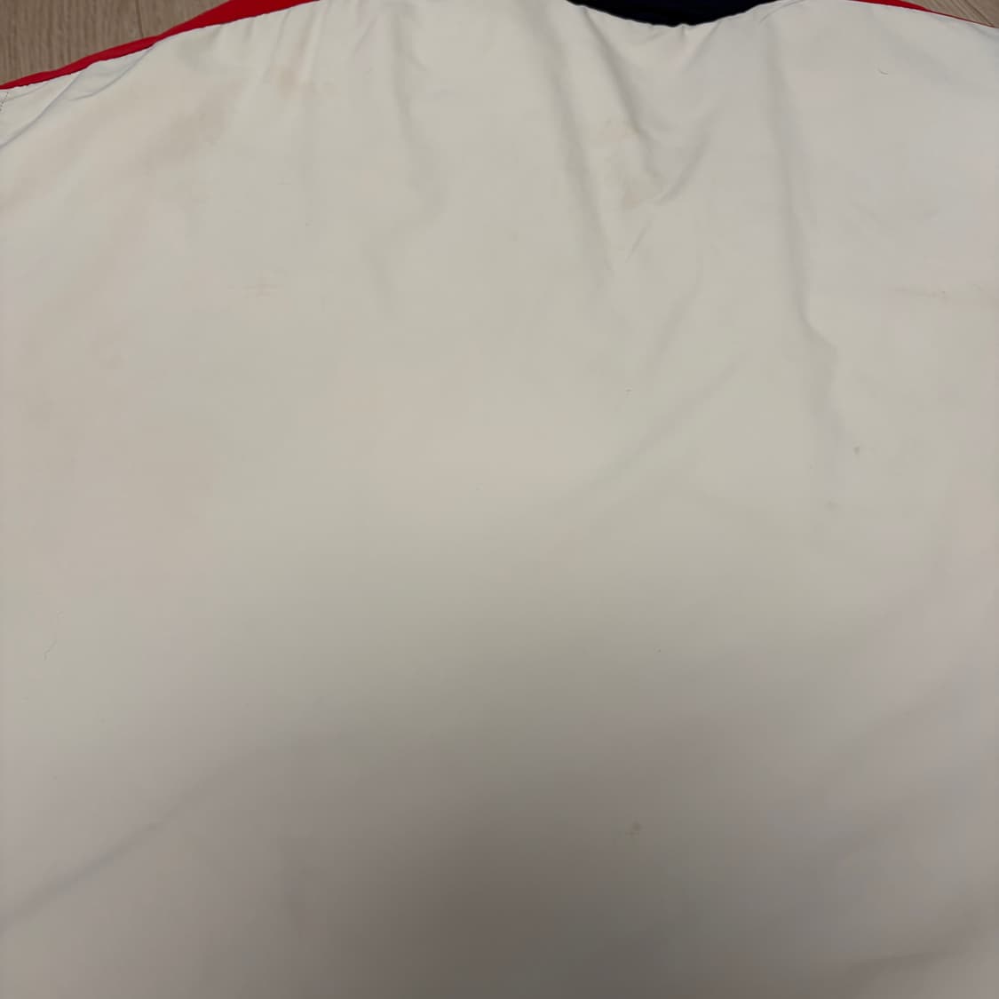 아디다스 올드스쿨 레드삼선 누빔 바람막이 점퍼 상품이미지6