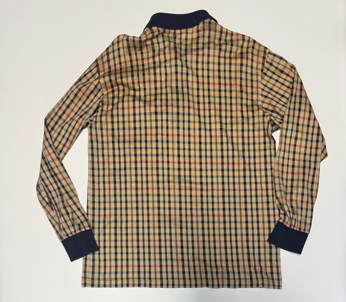 닥스 daks 체크 클래식 긴팔 카라 티셔츠 M~L 상품이미지2