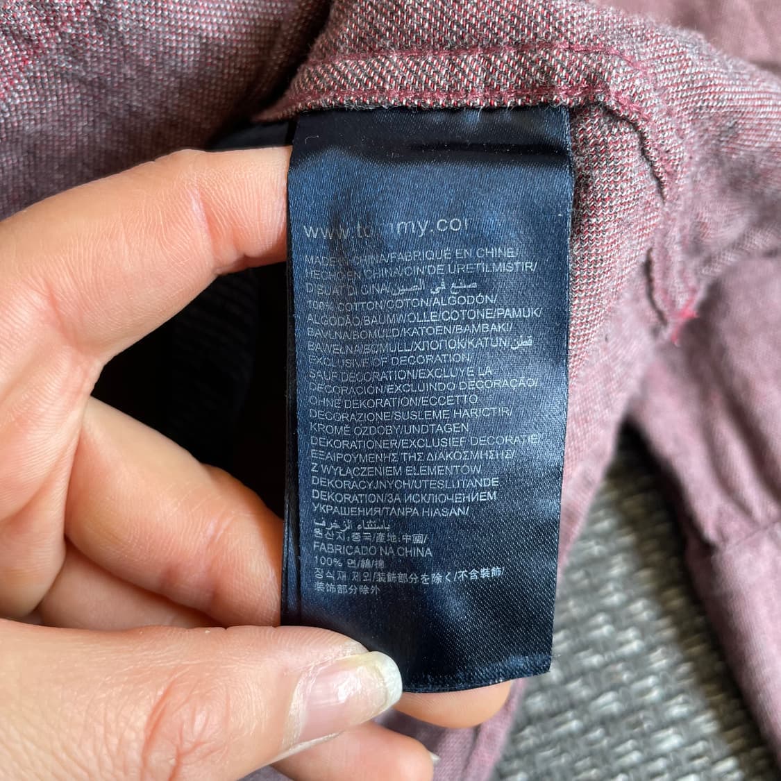 타미힐피거 뉴욕핏 원포켓 긴팔 셔츠 M 상품이미지5