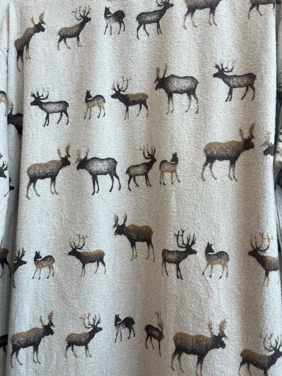 90~00s 울리치 순록 코튼 셔츠 Made in MEXICO 상품이미지6