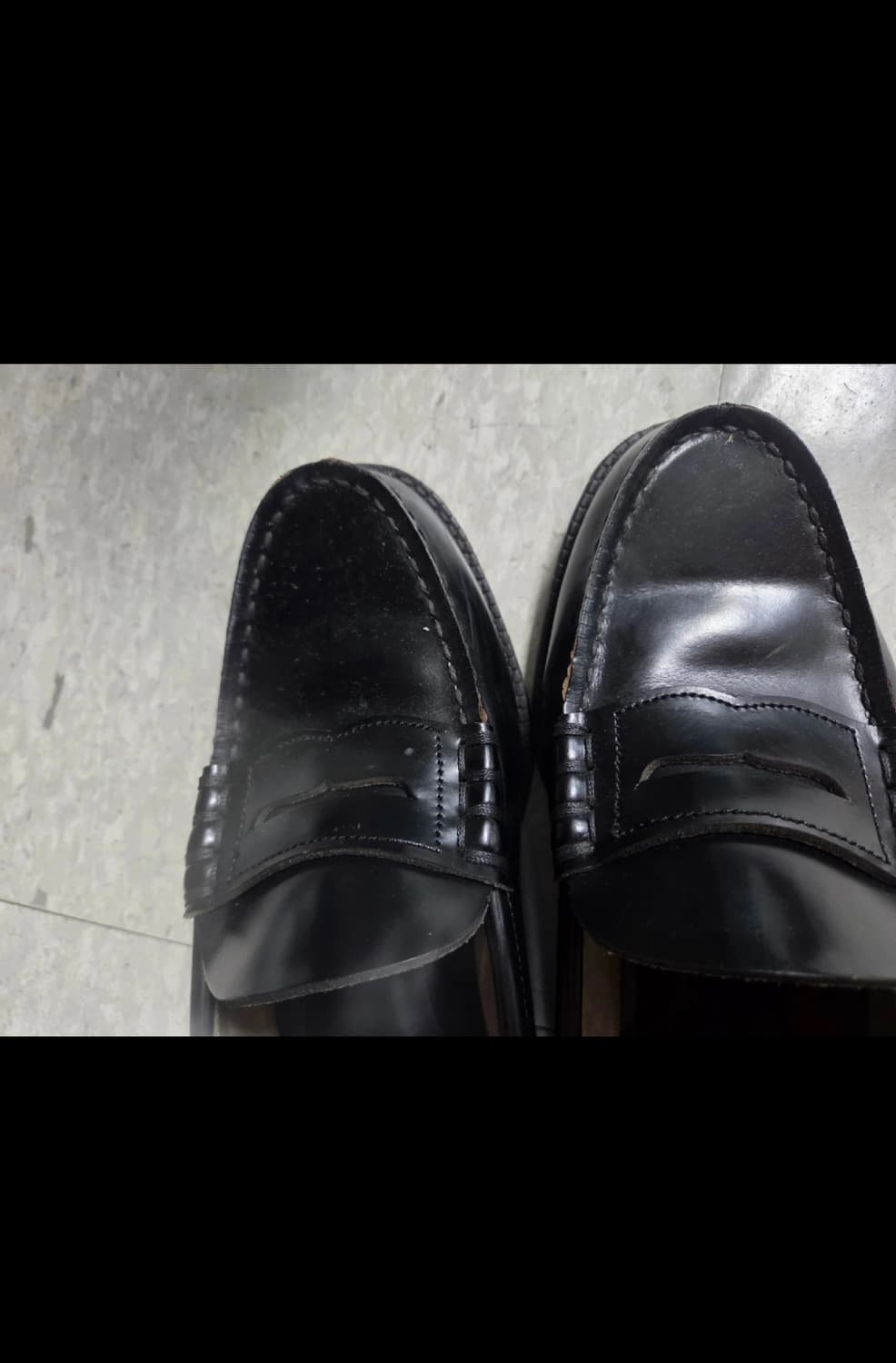 하루타 / 와이드 페니 로퍼 / 블랙 상품이미지3