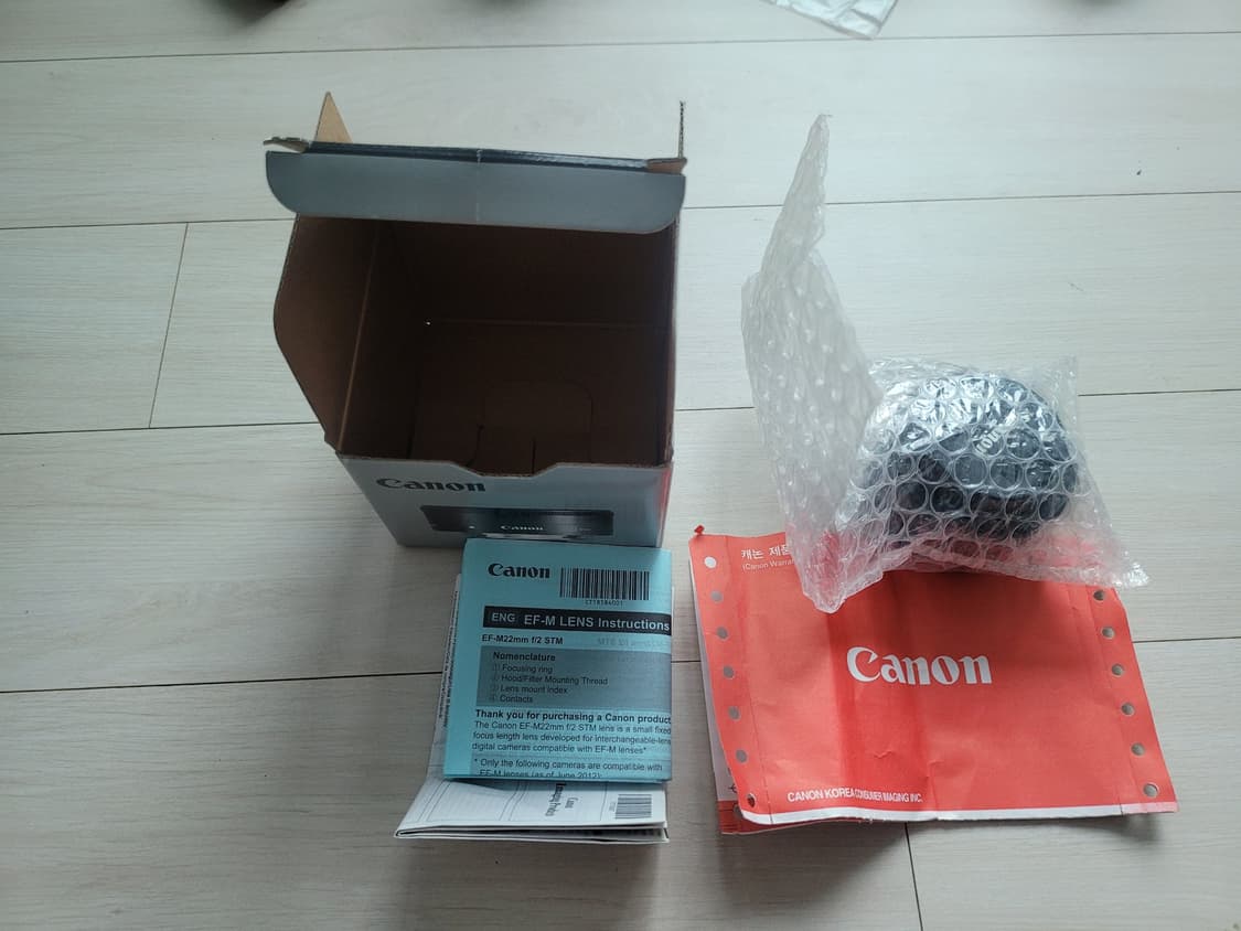 캐논 EFM 22mm 단렌즈(새상품급) 상품이미지2