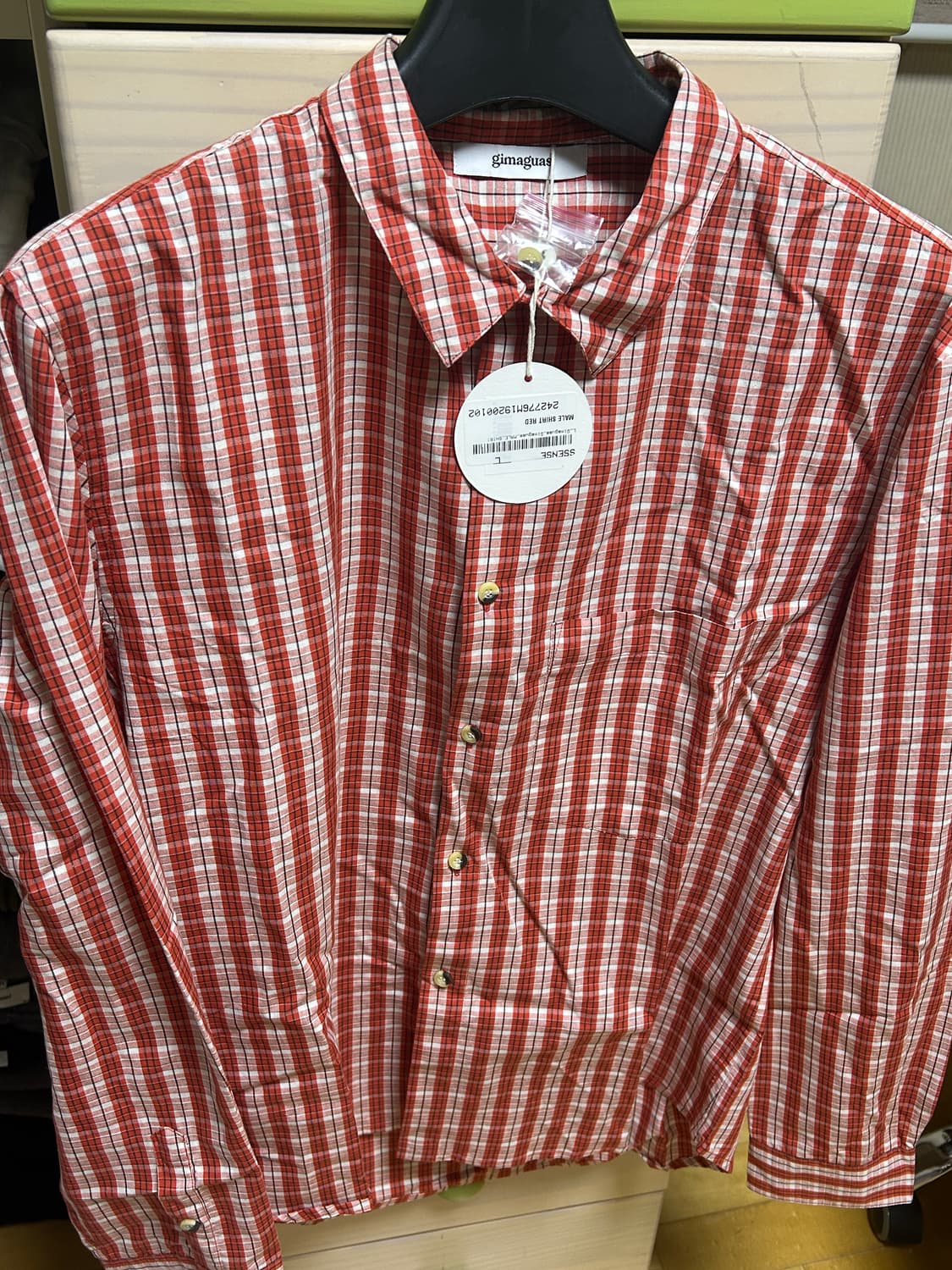 gimaguas male shirt red 상품이미지2