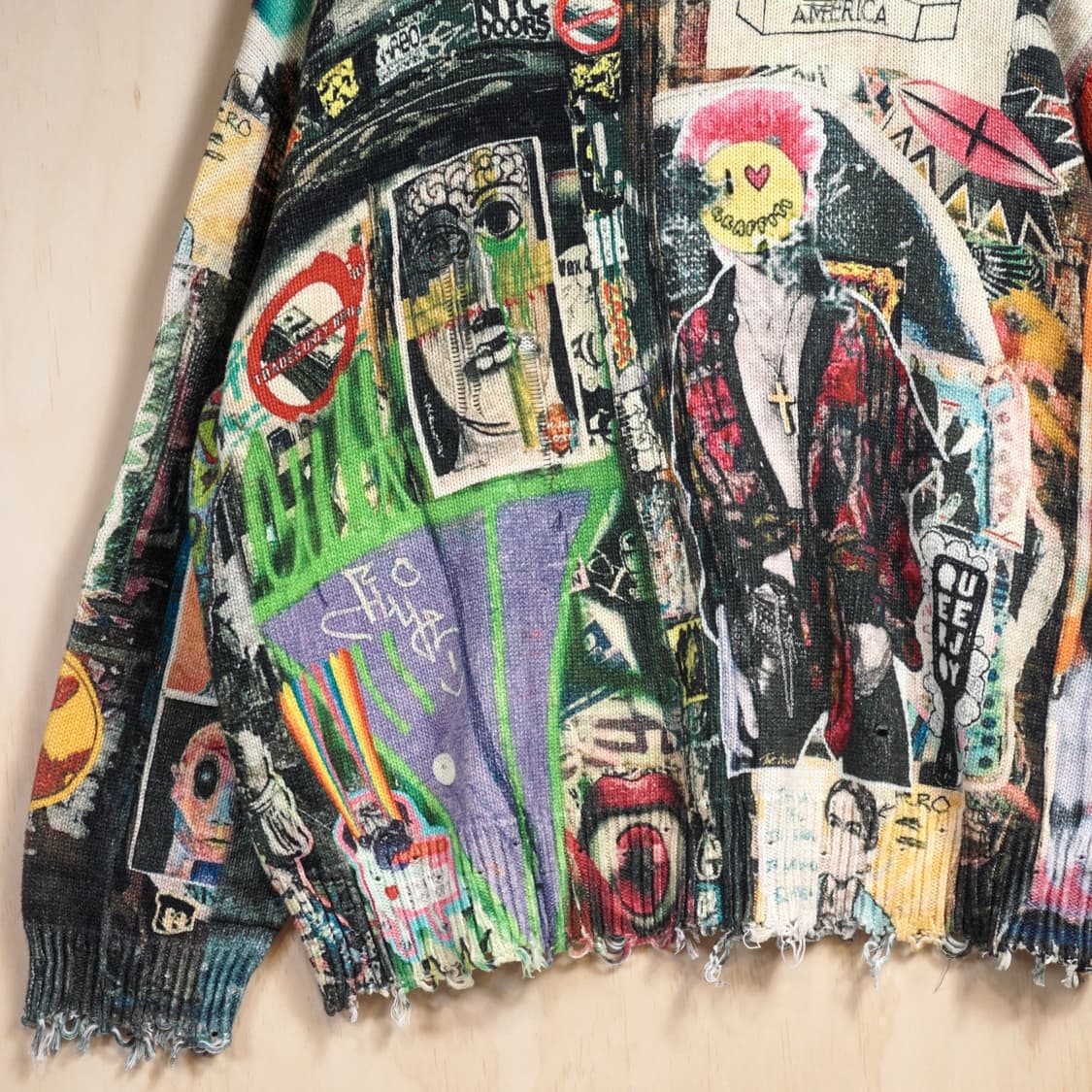 R13 그래피티 디스트로이드 스웻셔츠 상품이미지4