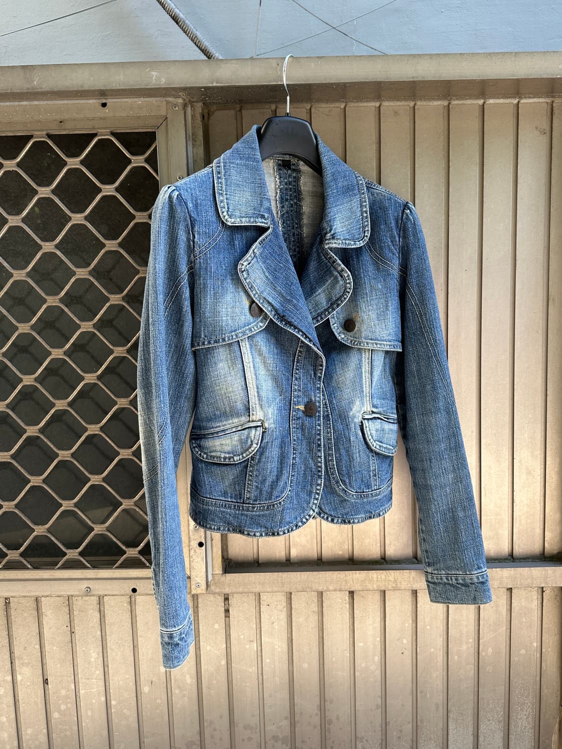 NONE y2k vintage washing denim jacket 상품이미지2