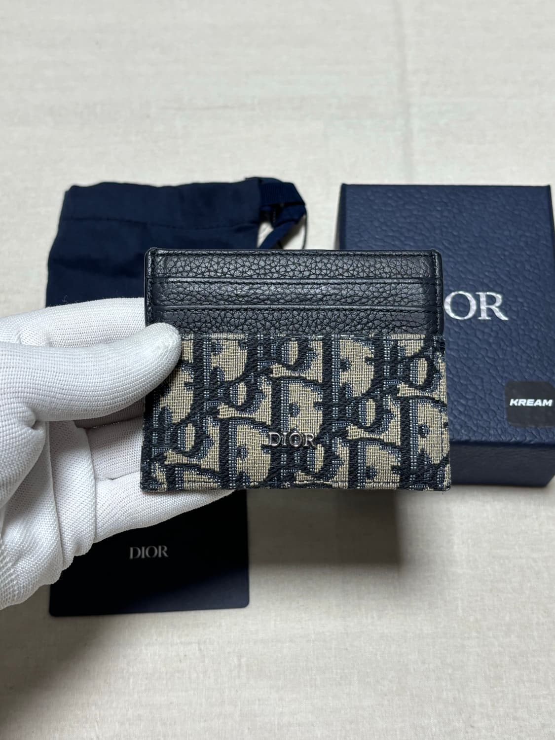 [새상품급] 디올 오블리크 자카드 카드지갑  상품이미지2