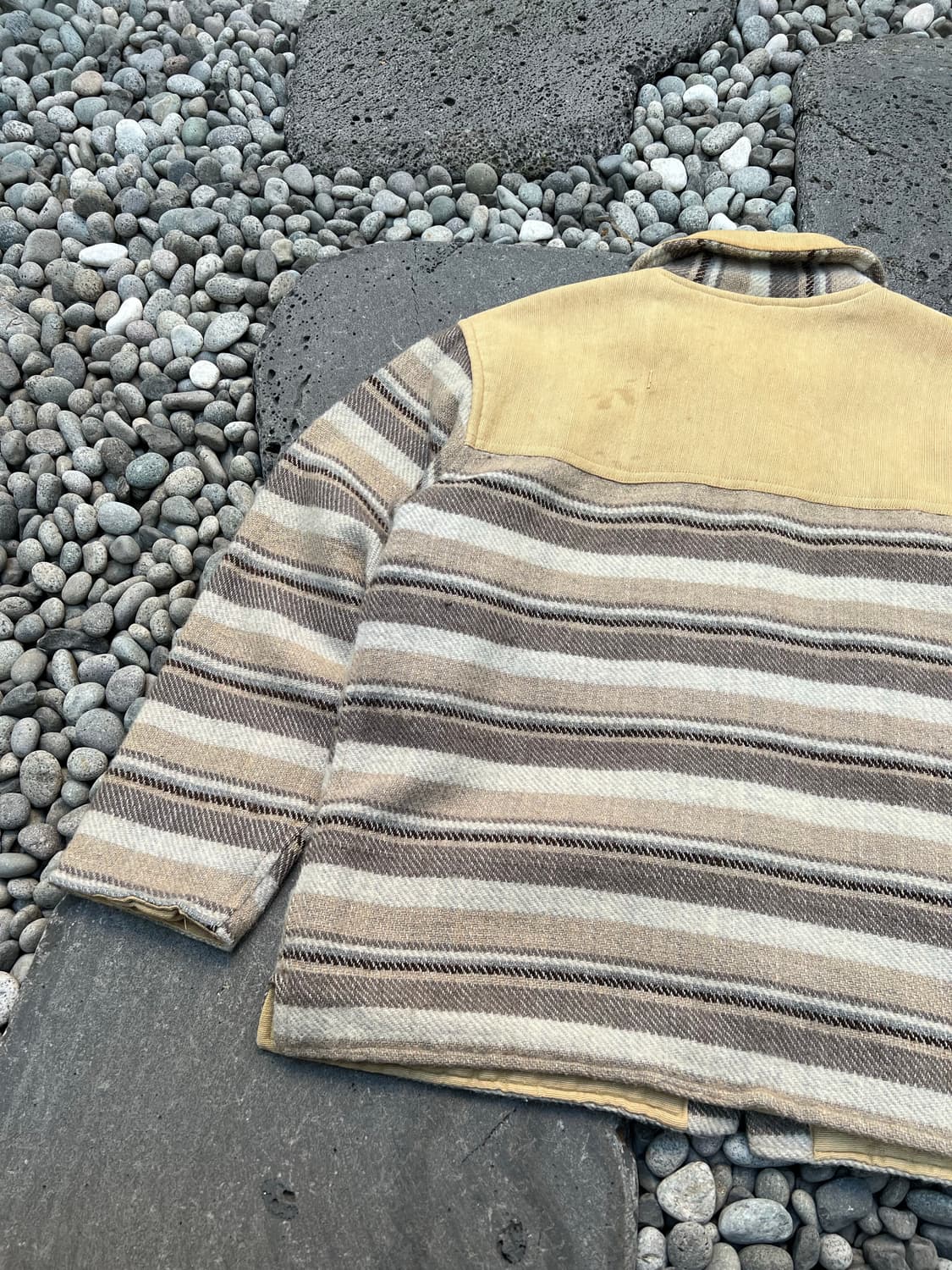 VINTAGE NATURALLY KOMODO 핸드메이드 우븐울자켓 상품이미지9