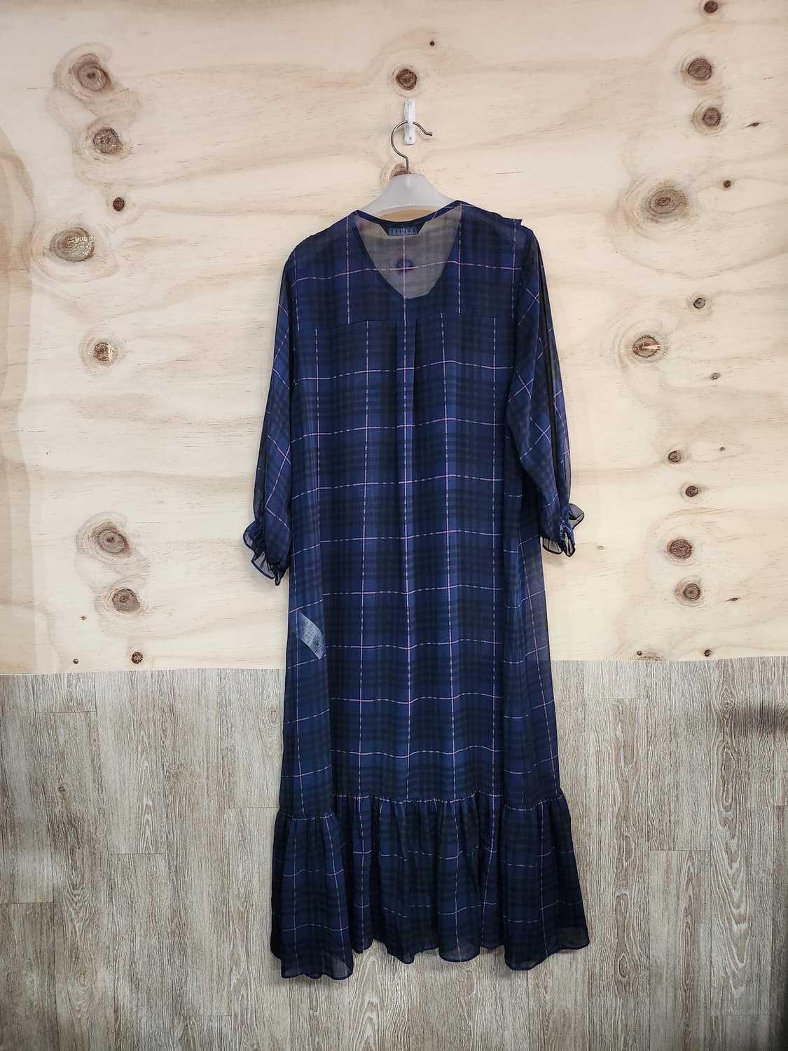 548) 에고이스트 EGOIST 체크 롱 원피스 상품이미지2