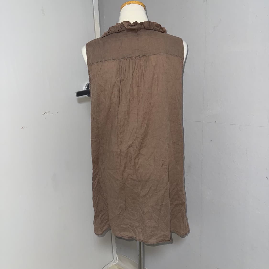 하구미 프릴 나시 조끼 원피스  상품이미지3