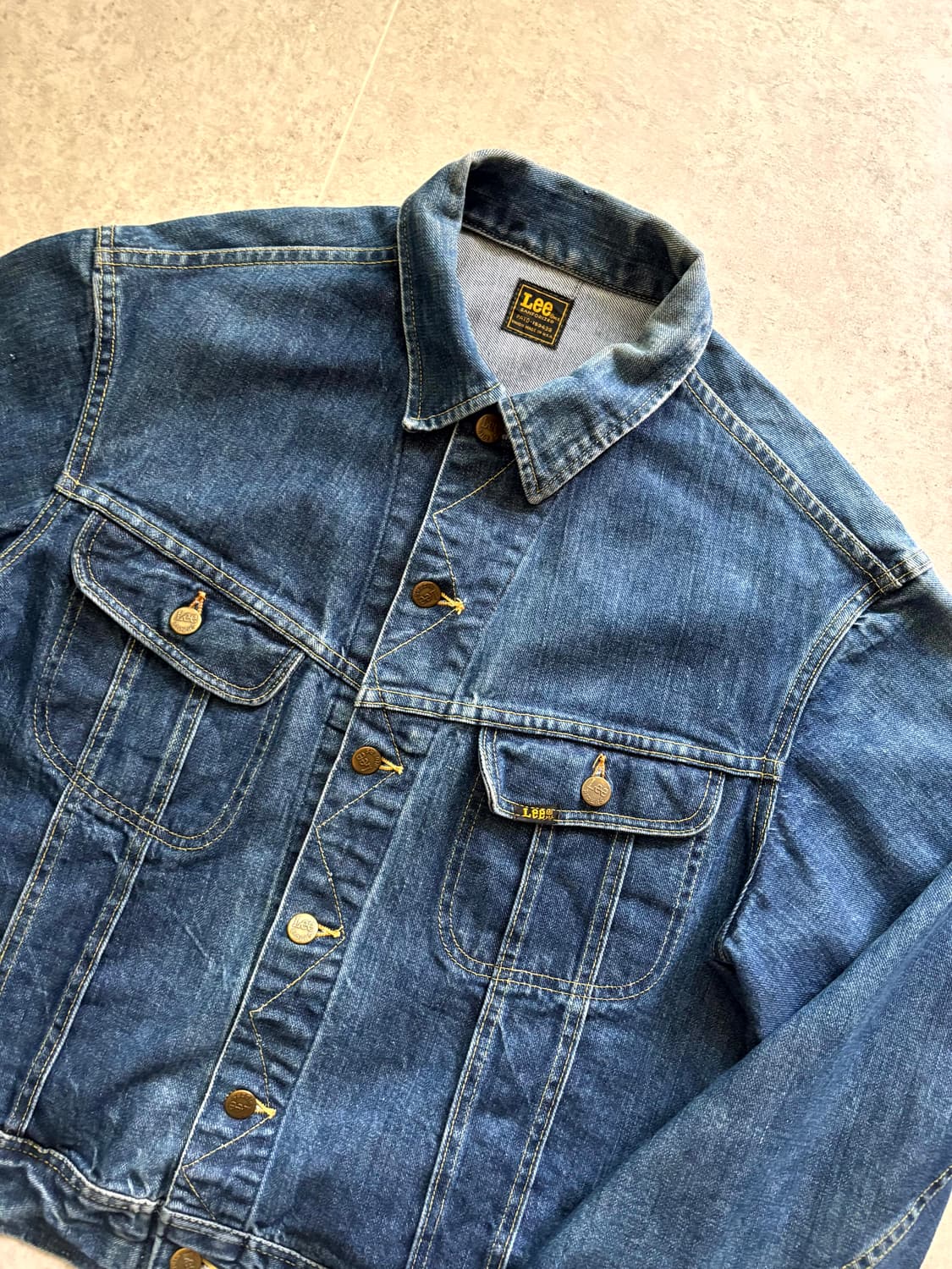 70's Lee 101-J 데님 트러커 자켓 100~105 상품이미지2