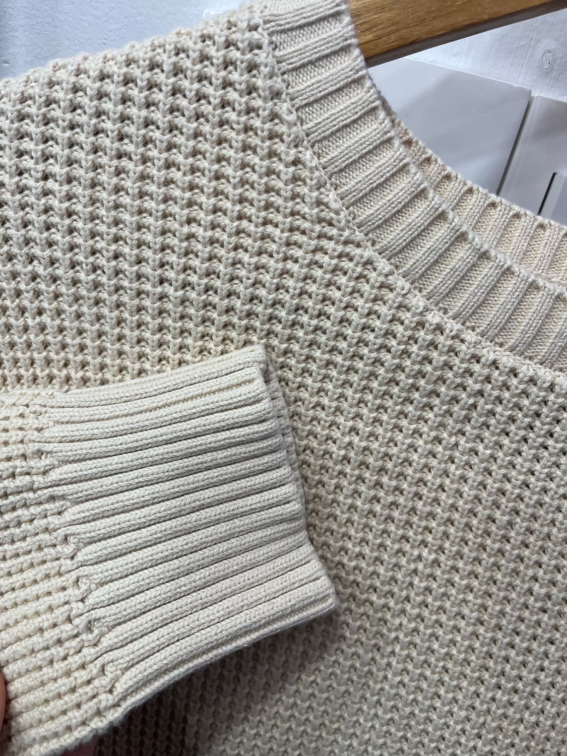 갭 아이보리 와플니트 상품이미지2