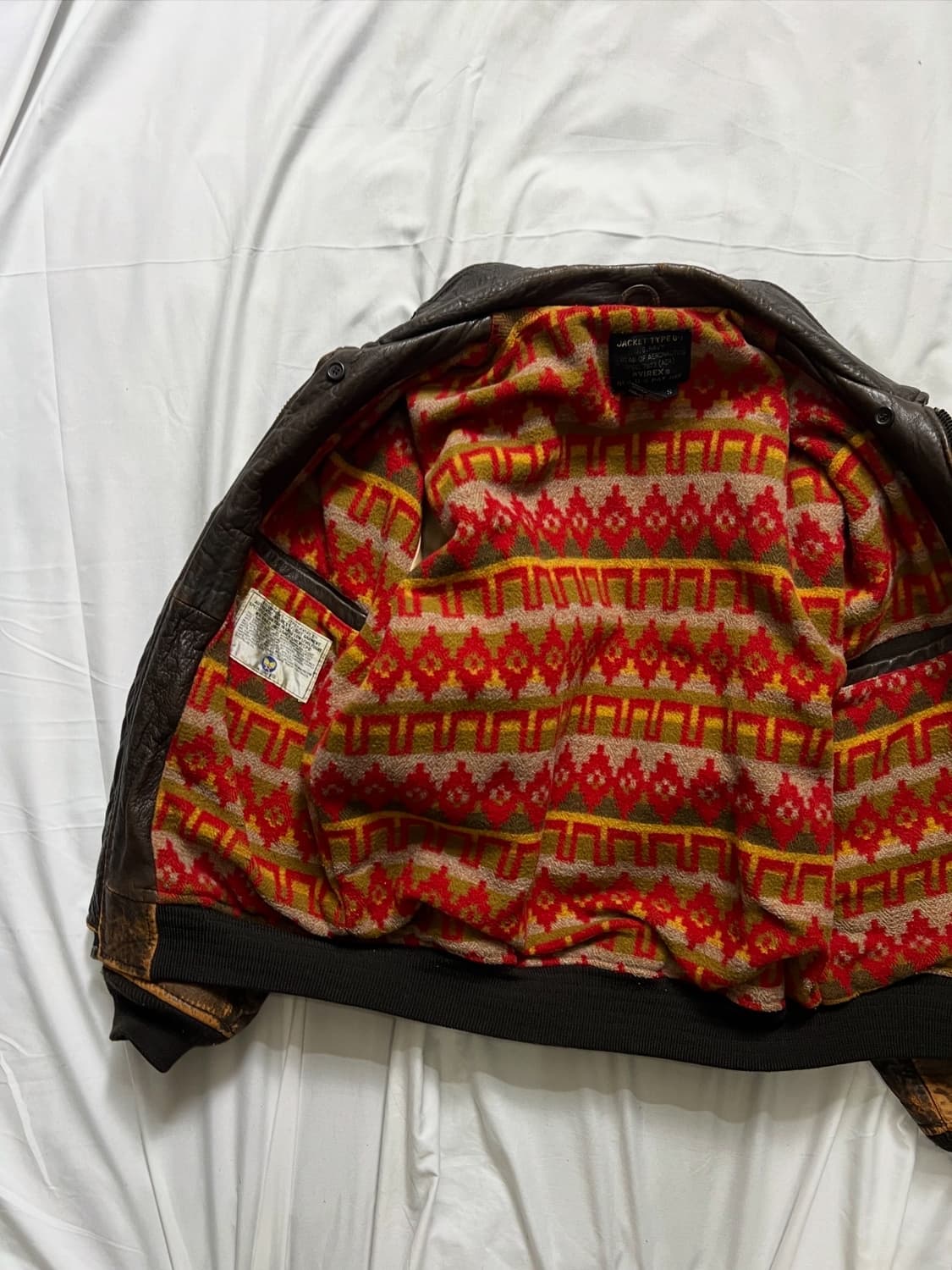 아비렉스 G-1 웨스턴 가죽자켓 상품이미지5