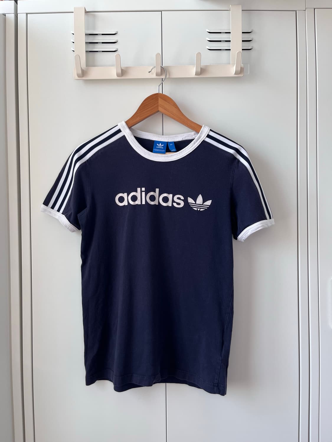 Adidas vintage 아디다스 네이비 반팔 티셔츠 상품이미지3