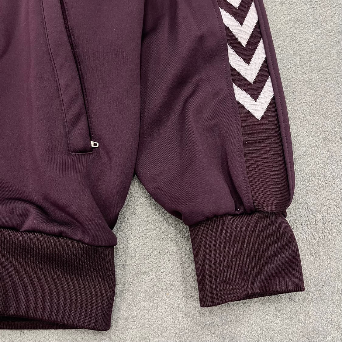 2XL 험멜 버건디 트랙 자켓 상품이미지3