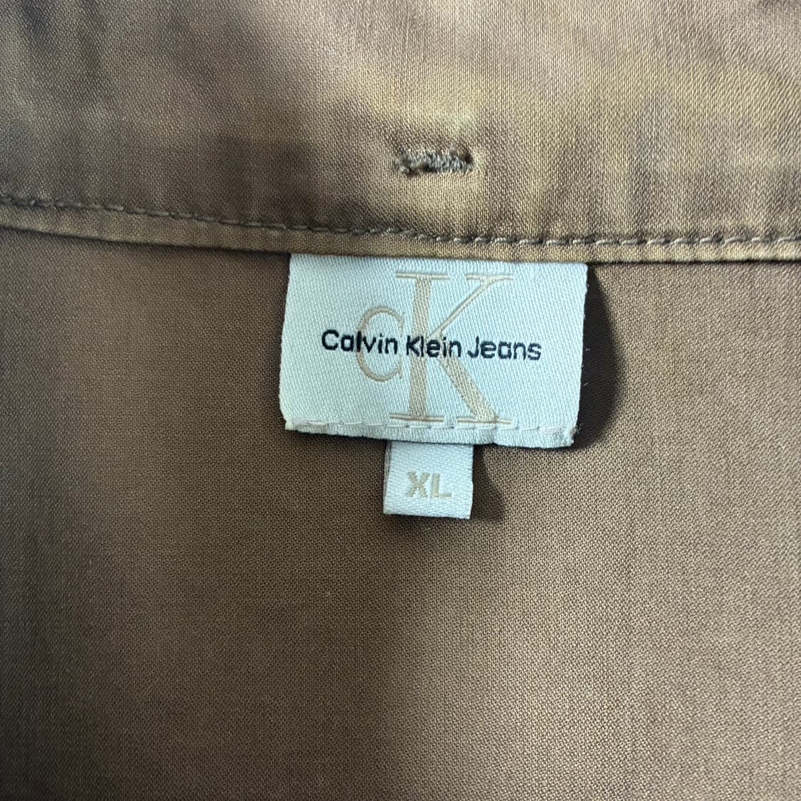Calvin klein  캘빈클라인 포켓 스몰패치 브라운 바이커 자켓 상품이미지5