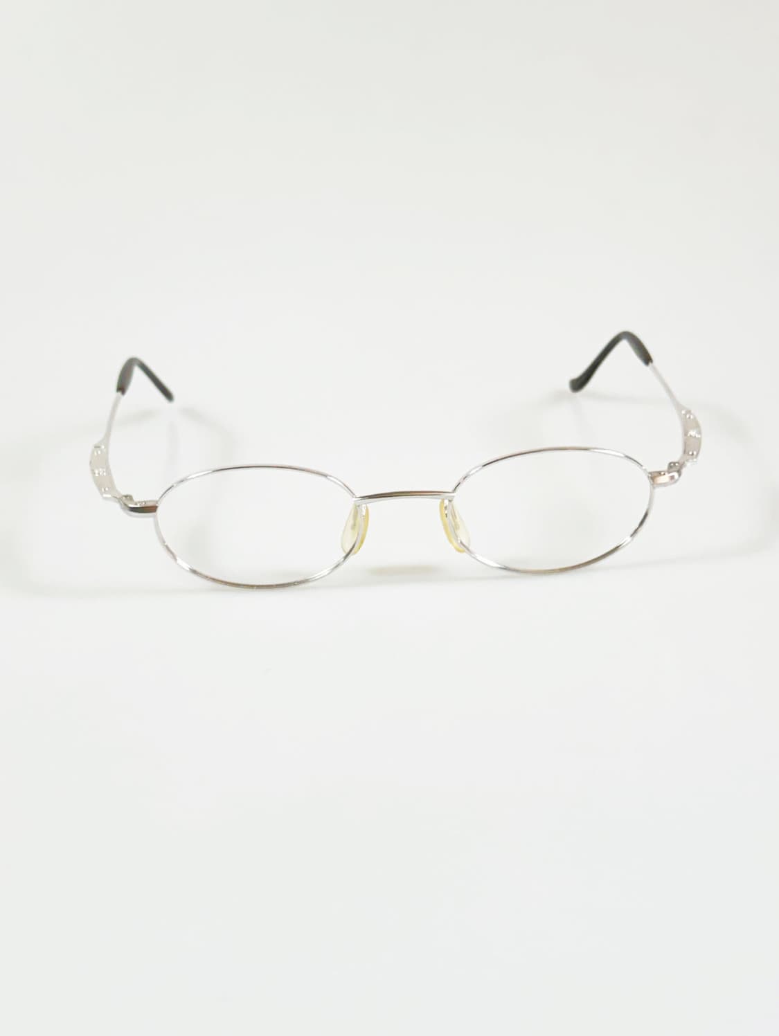 REDOX 실버 메탈 슬림 오벌 프레임 빈티지 안경 상품이미지2