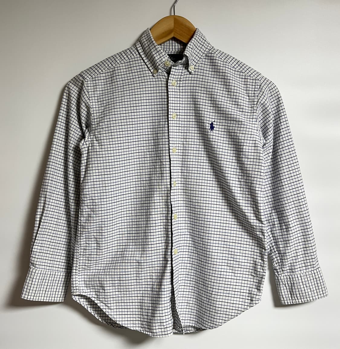 폴로랄프로렌 다탄 체크 크롭 셔츠 남방 8사이즈 상품이미지1
